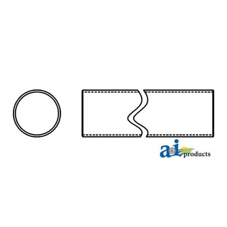 A & I Products 2 1/2" O.D. Round Tube (.120 Wall) 72" x2.5" x2.5" A-D6240120